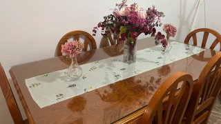 Mesa comedor y 6 sillas madera