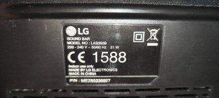 Barra de Sonido LG modelo LAS350B + Subwoofer