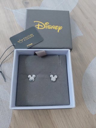 Pendientes Mickey Mouse Disney Plata originales.
