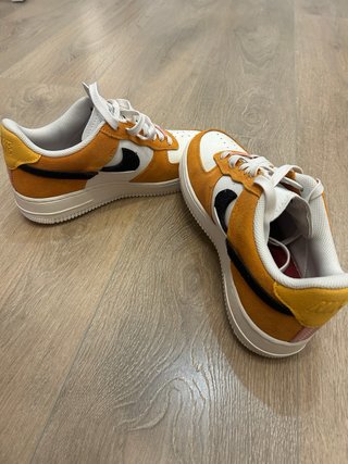 Nike Air Force 1 Naranja y Blanco