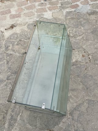 Mostrador Vitrina Cristal Metal y madera