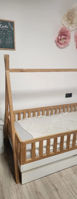 Cama nido casita madera Incluie colchon