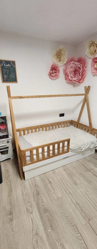Cama nido casita madera Incluie colchon