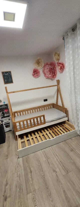 Cama nido casita madera Incluie colchon