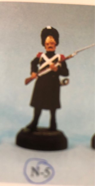 Soldado de plomo figura militar