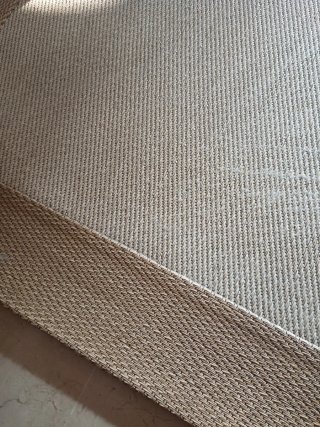 Alfombra Yute Interior/Exterior Beige y Marrón