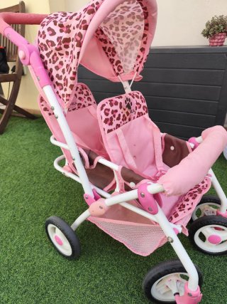 Sillita de juguete para bebé rosa