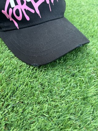 Gorra Dsquared2 Icon Forever Negra Rosa