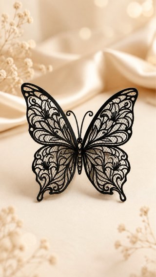 Sobre floral 3D personalizado