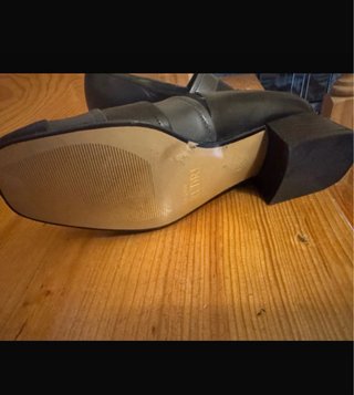 Sapatos Lady Amado pretos e cinza
