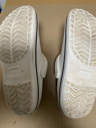 Zuecos Crocs Blancos W8