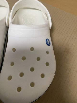 Zuecos Crocs Blancos W8