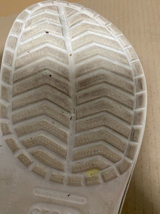Zuecos Crocs Blancos W8