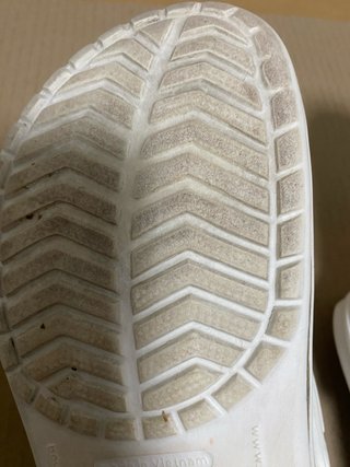 Zuecos Crocs Blancos W8