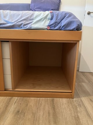 Mueble cama nido con almacenaje