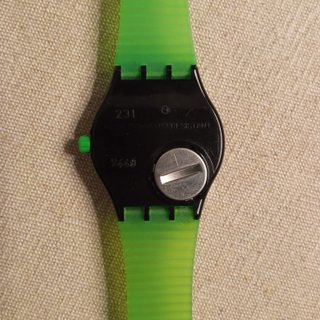 Reloj Swatch STOP Negro y Verde