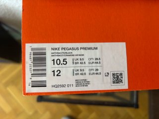 Zapatillas Nike Pegasus Premium Negras/Grises