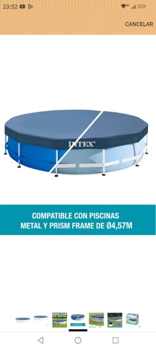 Cobertor Piscina Redonda Intex 457 cm