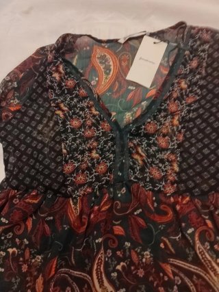 Blusa Stradivarius S semitransparente