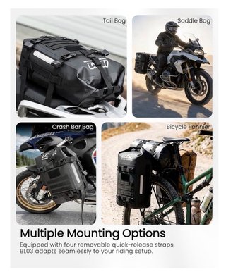 NUEVO Bolsa ILM 16L Impermeable Moto