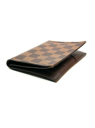 Porta pasaporte Louis Vuitton Damier Ebene