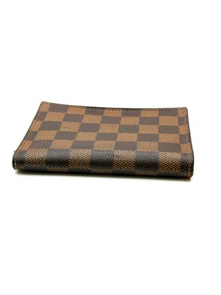 Porta pasaporte Louis Vuitton Damier Ebene