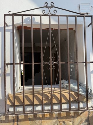 Reja de hierro para ventana