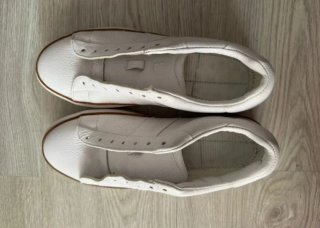 Zapatillas Massimo Dutti Piel Blancas