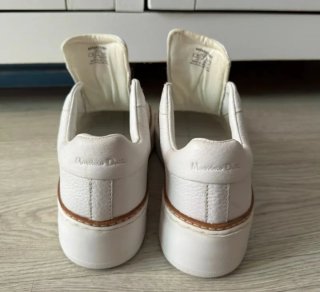 Zapatillas Massimo Dutti Piel Blancas