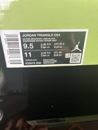 Zapatillas Jordan Q54 Baloncesto Verde/Morado