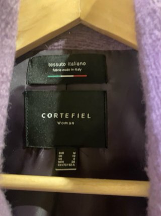Chaleco violeta lana CORTEFIEL
