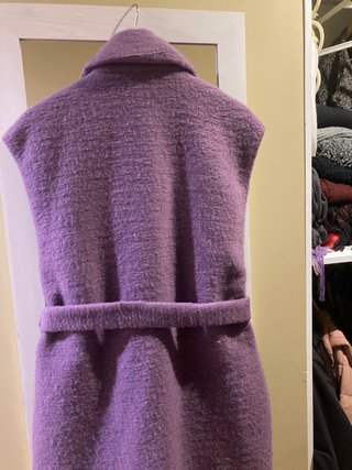 Chaleco violeta lana CORTEFIEL