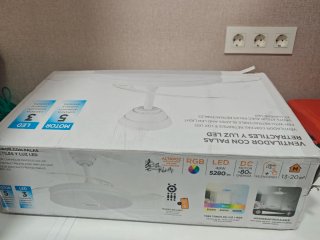 Lámpara Ventilador con USB y Altavoz