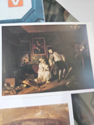 Lote 9 Postales William Hogarth