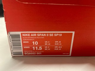 Zapatillas Nike Air Span II Negras/Grises