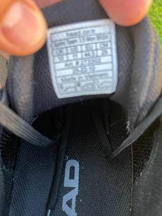 Zapatillas de Tenis Head Negras y Grises