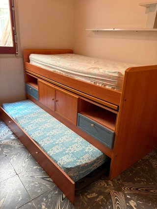 Cama nido doble madera