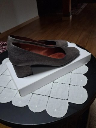 Zapatos salón Hispanitas grises talla 39