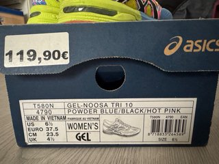 Zapatillas Asics Multicolor Talla 38