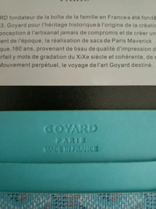 Portafoglio Goyard Azzurro