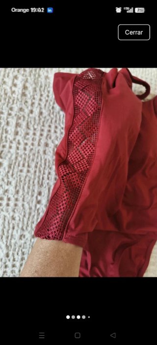 Bañador Gisela Rojo con Detalles