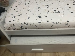 Cama juvenil 90cm con comoda 6 cajones