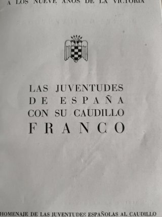 PUBLICACIÓN PROPAGANDA REGIMEN FRANQUISTA AÑO 1948