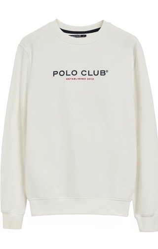 Sudadera Polo Club Blanca