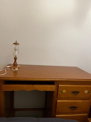 Habitación completa madera y tela