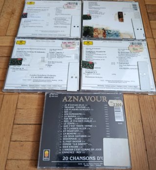 Lote 9 CDs Música Clásica y Chanson - PRECINTADOS