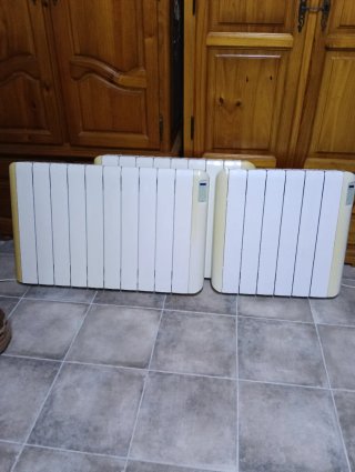 3 Radiadores Bajo Consumo Calor Azul