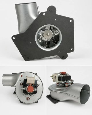 Extractor humos Bronpi estufa pellet
