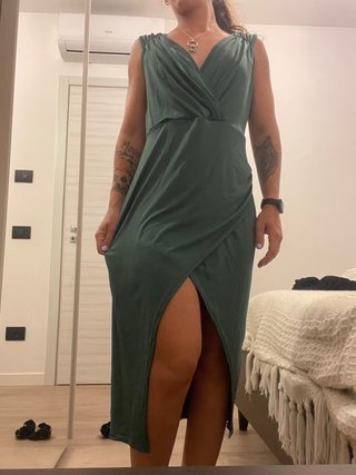 Vestito verde elegante