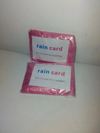 Chubasqueros desechables Rain Card